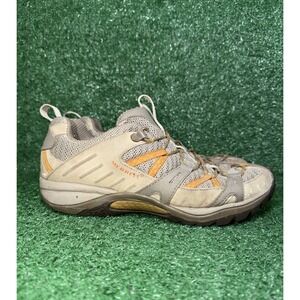 Merrell Siren Sport 2 Women's Size 9.5 Orange Beige Hiking Shoes Vibram Sneakers
